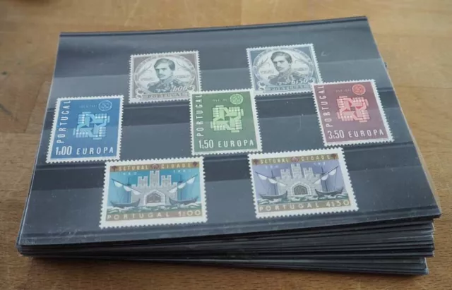 1961 Portugal; 20 komplette Jahrgänge, **/MNH, ME 1080,-
