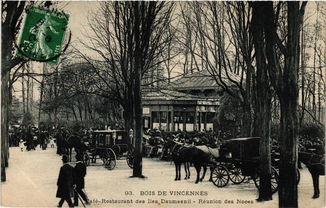 CPA AK PARIS 12th Bois de VINCENNES Café-Restaurant des Iles Daumesnil (672608)