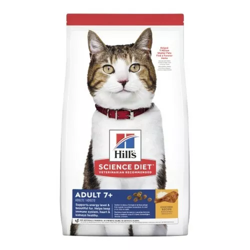 Hills Science Diet Adult Cat 7+ Senior Dry Food 3kg