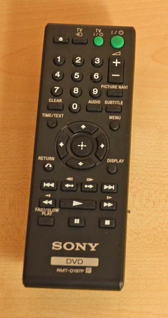 Télécommande Sony RMT-D197P D’origine - Occasion Fonctionnelle - Pour Téléviseurs Sony