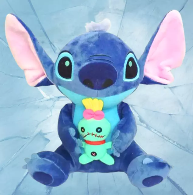 DISNEY STITCH SCRUMP Lilo & Stitch 10" Exclusive Plush Stitch Holding ...