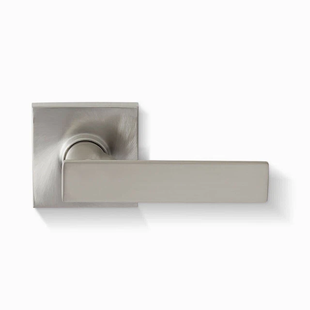 Delf Porto Passage Lever set Door Handle Steel Finish Locks swing turn handles