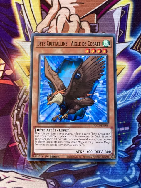 Yu-Gi-Oh! Bête Cristalline : Aigle de Cobalt SDCB-FR006 1st