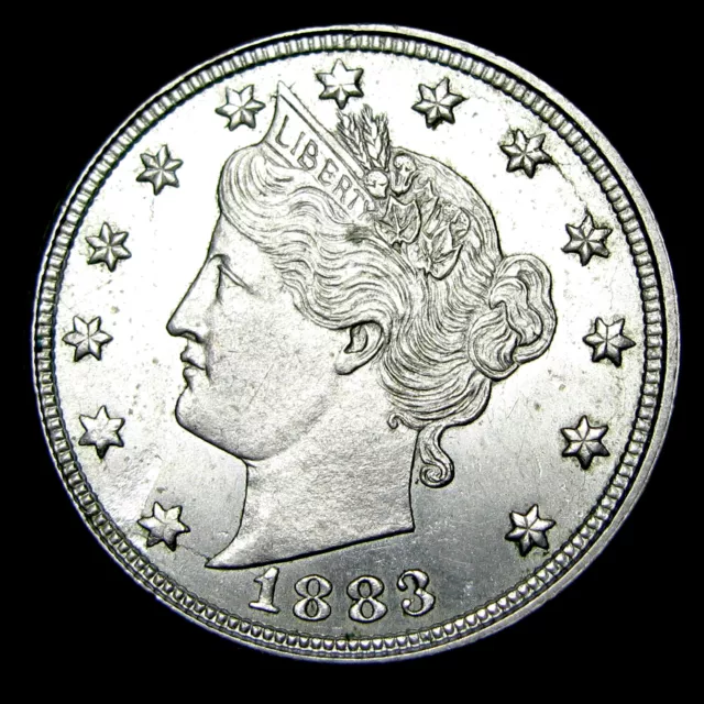 1883 Liberty V Nickel ---- Gem BU+ Coin ---- #NN717