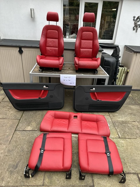Audi tt red leather seats for sale outlet