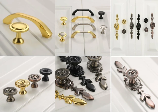 Cabinet Wardrobe Door Pull Knob Kitchen Cupboard Dresser Drawer Handle Wholesale