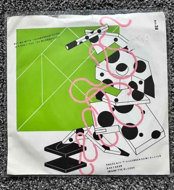 IAN DURY AND THE BLOCKHEADS | Hit Me With Your Rhythm Stick - 7" Vinyl Record