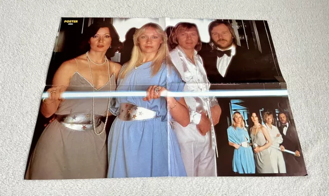 ABBA 1979 Voulez-Vous Swedish Poster Music Magazine 1970s Rare Vintage