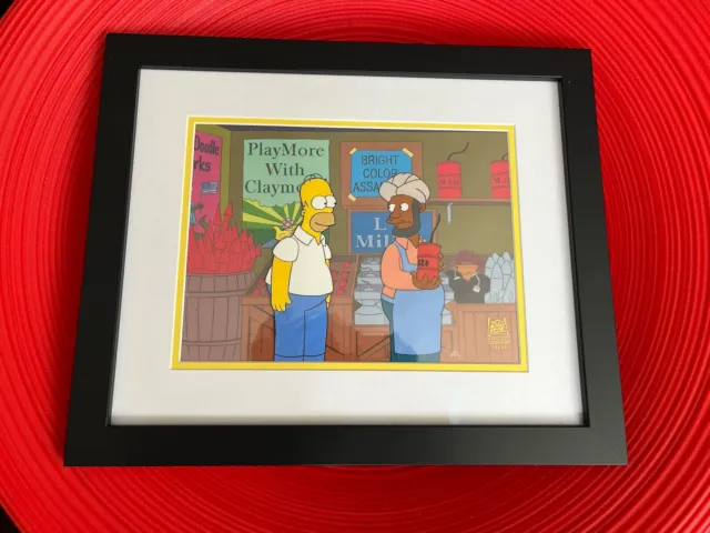 1996 THE Simpsons CLASSIC EPISODE DISNEY ORIGINAL ART CEL FLANDERS