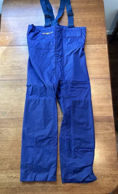 HENRI LLOYD Bib Pants Mens Navy Medium Fishing Sailing Boat Marine Yacht