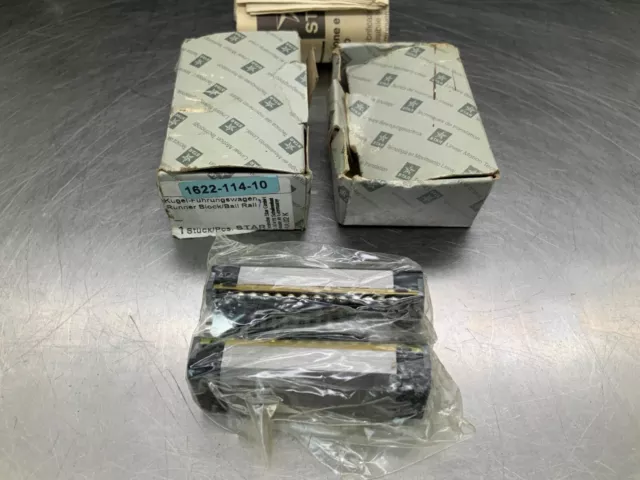 (2) Kugel-Fuhrungswagen 1622-114-10 Runner Block, Linear Bearing