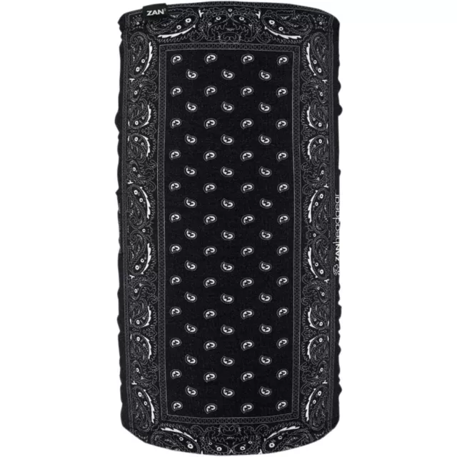 Zan Headgear Fleece-Lined Motley Tube (Paisley - Black)