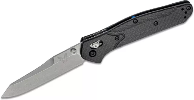 Benchmade 940-1 Osborne Folding Knife 3.4" S90V Stonewash Plain Blade