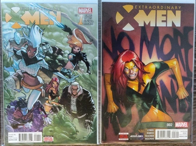 Extraordinary X-Men (2015) # 1-2 1st Prints Marvel Lemire Ramos