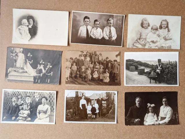 9  Old Photo Children  People Fashion Boy Girl Social History Box 89