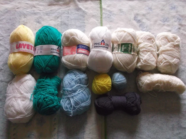 Pelote De Fil Pingouin 100% Coton Écosse N°5 Couleur Corail 50g - Pour Tricot Ou Crochet