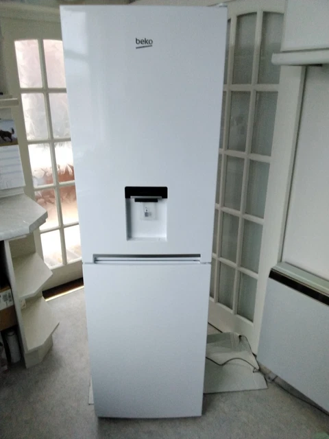 BEKO MODEL NO. CFG1582DW Frost Free Freestanding Fridge Freezer - White ...