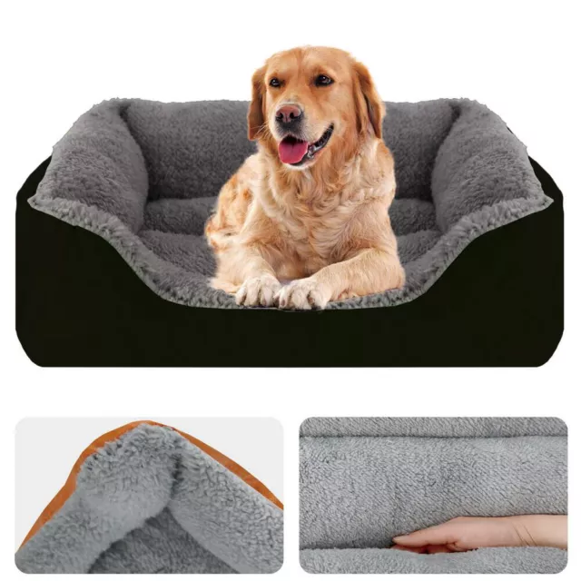 Pet Calming Bed Dog Cat Sleeping Kennel Puppy Soft Mat Pad Warm Nest Brand New