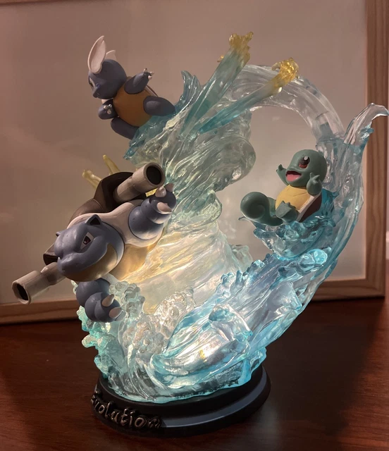 Grande Figurine Pokémon Blastoise - 24 Cm - Évolution PVC - Neuf Sous Blister