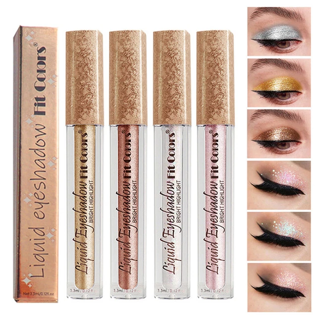 RoseFlower 10 Farben Glitzer-Lidschatten – Wasserfester Glamour Für Party & Alltag