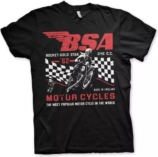 BSA Rocket Gold Star T-Shirt Black