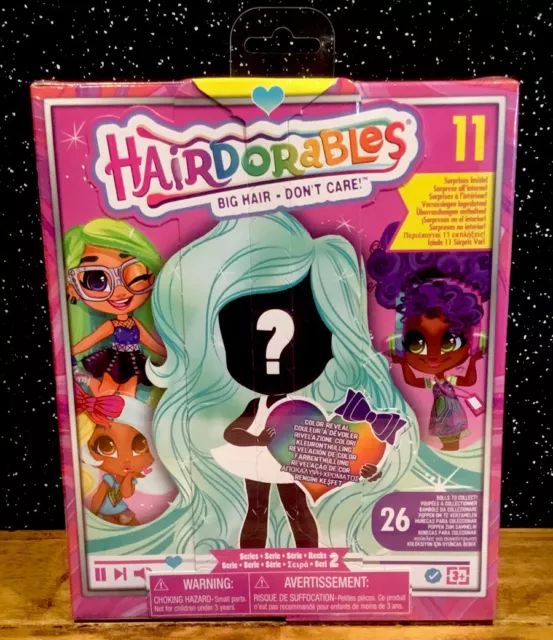 Hairdorables Big Hair Dont Care Play Set, With Doll & 11 Surprises Age 3+. New