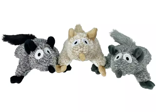 Multipet Squirrels Dog Toy w/ Squeaker NWT - Assorted - 1pc