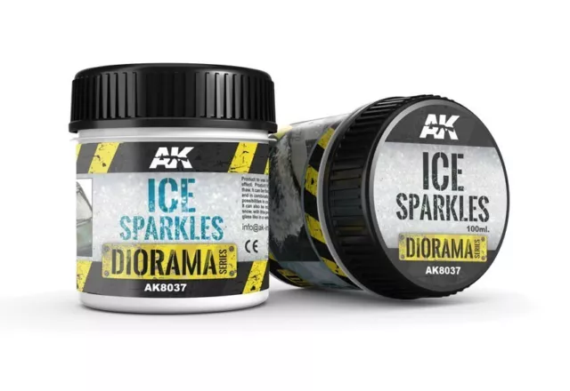 Ice Sparkles – 100ml (Acryl) von AK-Interactive AK8037 Schnee Eis