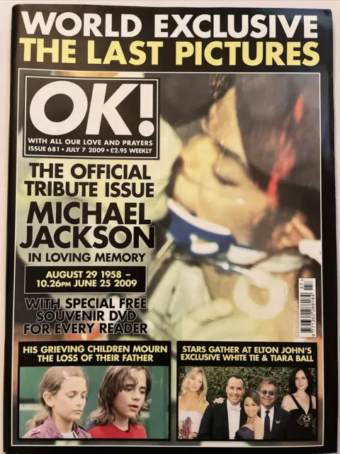 OK Magazine Michael Jackson World Exclusive Last Pictures Issue 681 July 7 2009