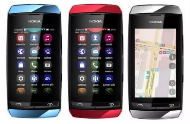 Original Nokia Asha 306 Unlocked Wi-Fi GSM 850 900 1800 1900 Mobile Phone