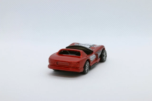 1992 Hot Wheels DODGE VIPER TEAM #4 rot Druckguss 1:64 Jubiläum B-Day lose 4