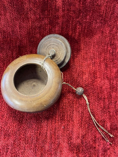 Curiosa Japonaise Ancienne - Boîte Ronde Érotique Du XIXème Siècle - Objet De Vitrine Signé