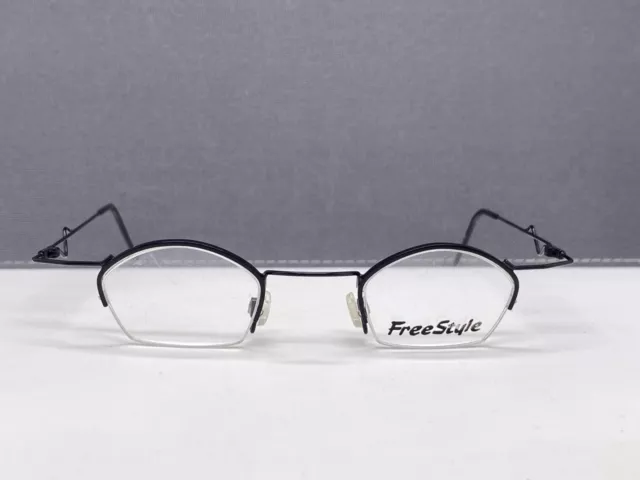 Freestyle Eyeglasses Frames woman Small lens Black Oval Retro Vintage 718 Retro