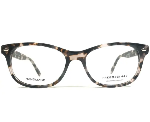 Fregossi Eyeglasses Frames 443 Tortoise Pink Brown Square Full Rim 52-17-140