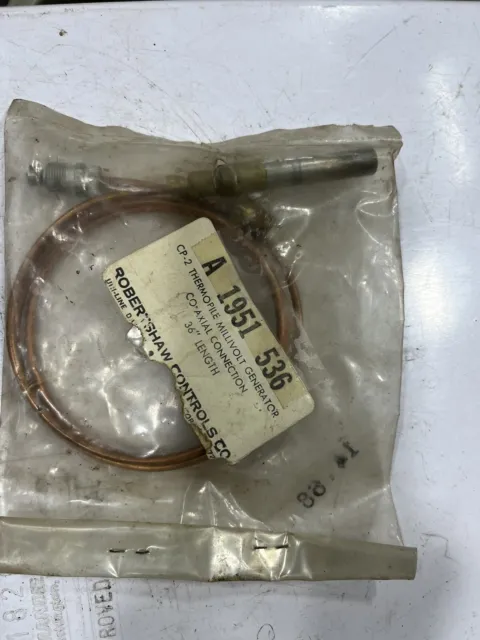 Robert Shaw Controls CP-2 Thermopile Millivolt Connection