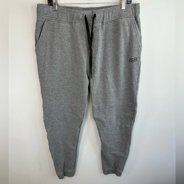 Fox Racing Jogger Sweatpants Grey Size XL Athletic Embroidered Casual