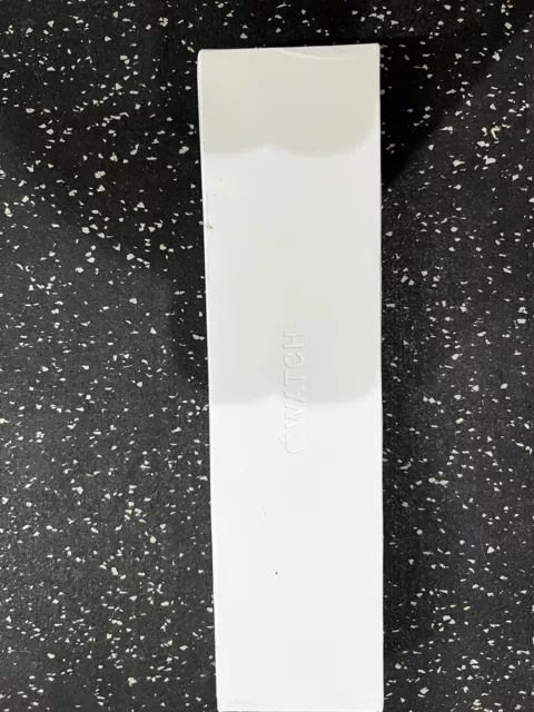 NEW Apple Watch Series 8 41mm GPS Silver Case w/ White Sport Band S/M MP6L3LL/A