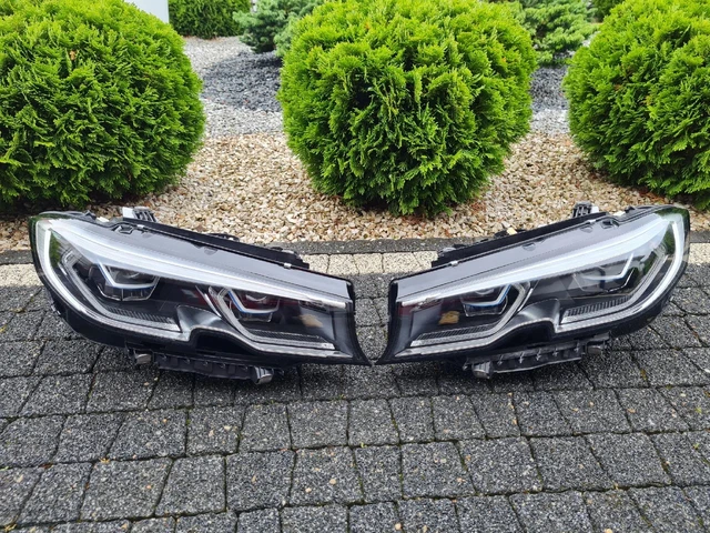 Coperture Vetro Per Fari Anteriori BMW Serie 3 G20 G28 (2019-2021) - In PVC Trasparente Con Protezione UV, Sostituzione Facile