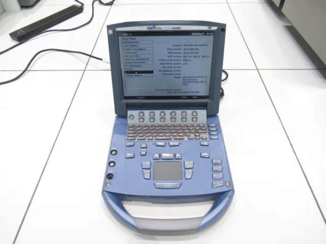 Sonosite Micromaxx Portable Ultrasound Cardio Imaging Doppler Probe Scanner