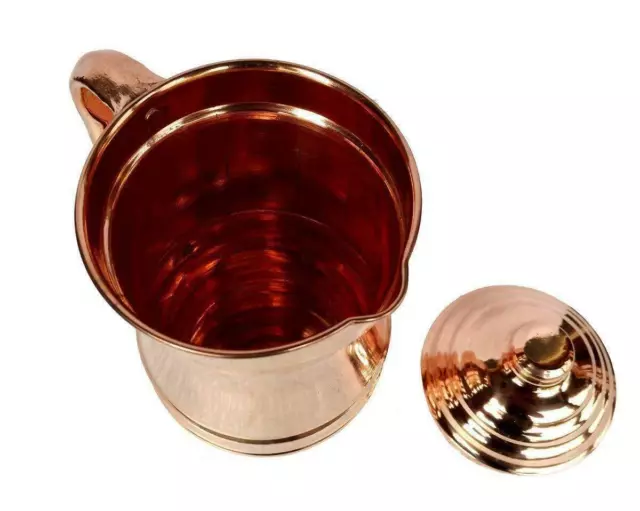 Jarras de cobre Maharaja, jarra de agua potable, taza de almacenamiento,... 2