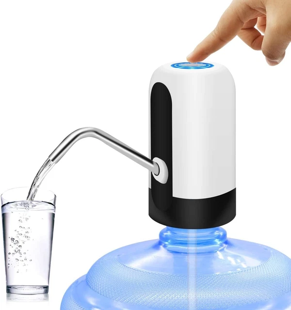 MJIYA Portable Water Bottle Pump,Universal Bottle Electric Water Dispenser