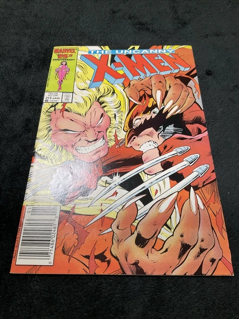 The Uncanny X-MEN #212 1986 Newsstand Edition VF