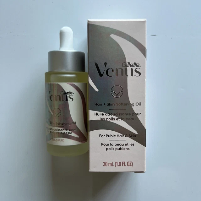 GILLETTE VENUS WOMEN'S Pubic Hair & Skin Softening Oil 1 FL OZ New 10.