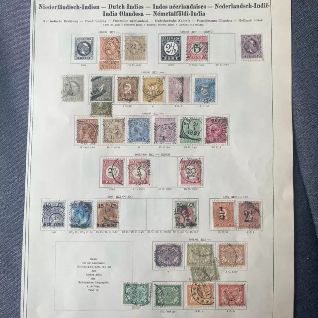 Niederländisch Indien Sammlung , GOOD, Dutch India stamp collection, GOOD