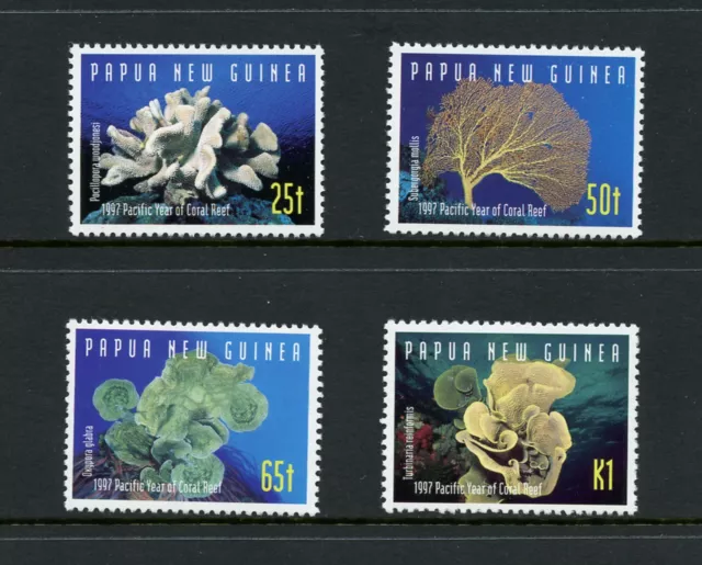 Y204 Papua Neu Guinea 1997 Fisch Marine Korallen 4v. MNH