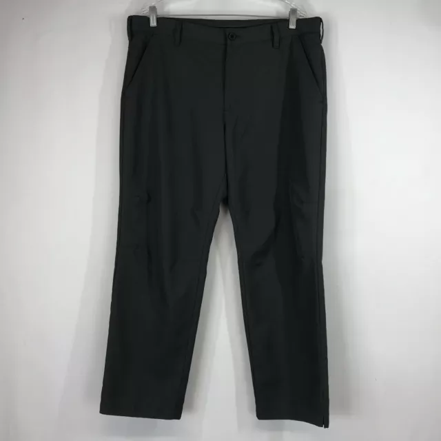 Izod - Men's 38 X 30 - Gray Slim Fit Golf Pants