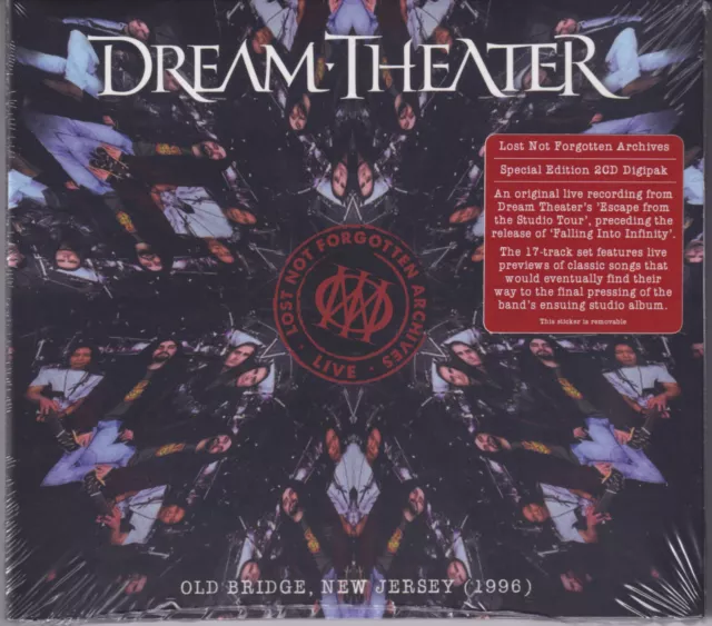 DREAM THEATER 2022 2CD Old Bridge, New Jersey 1996 (Ltd. Digi.) Haken