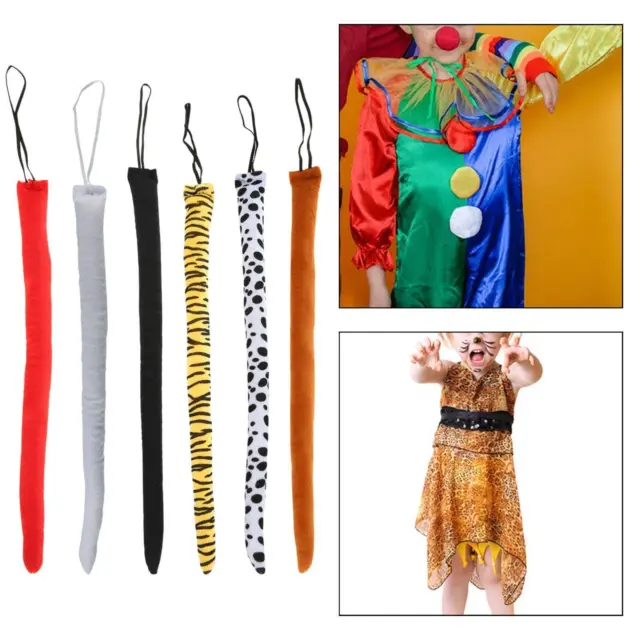 Animal Tail Faux Long Tail Costume Accessories Cosplay Props for Dance