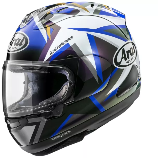 Arai RX-7V Evo Mvk Stars Réplica Maverik Casco 57/58-M Vinales Carreras Casco