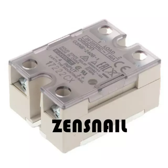 1PCS G3NB-240B-1 Omron Solid State Relay 40A 5-24VDC 24-220VAC NEW